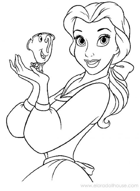 belle beauty   beast coloring pages belle coloring pages