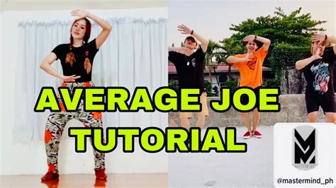 average joe tutorial step  step explanation  mirroredmastermind choreography youtube