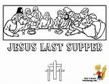 Coloring Pages Supper Last Easter Jesus Printable Kids Sheets Yescoloring Regal Colouring Bible Print Tomb Crucifixion Choose Board sketch template