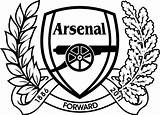 Arsenal Coloring Pages Fc Template Sketch Getdrawings sketch template