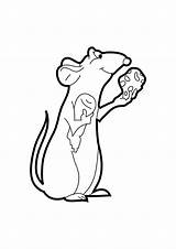 Ratatouille Rat Tasting sketch template