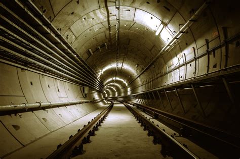 underground metro facility  long tunnel   earth rocket  solutions
