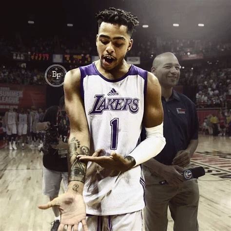 dangelo russell   ice   veins lakers sfondi
