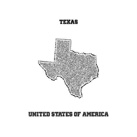 label  map  texas stock vector illustration  postage