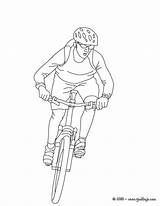 Bicicleta Ciclista Ciclistas Ausmalen Carrera Malvorlage Fahrrad Fahrradfahrer Bicicletas sketch template
