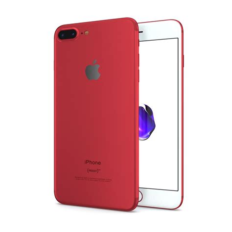 Apple Iphone 7 Plus Red Special Edition 3d Model 39 3ds C4d Fbx