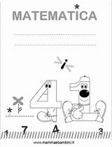 Matematica Copertina Quaderni Quaderno Mammaebambini sketch template