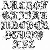 English Old Tattoo Letters Font Cursive Fonts Fancy Alphabet Newdesign Tattoos Via sketch template