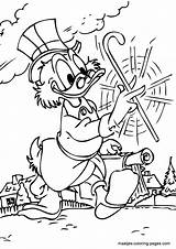 Scrooge Coloring Pages Mcduck Browser Window Print sketch template