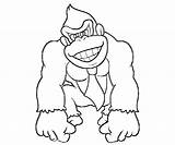 Kong Donkey Coloring Pages Printable Educative sketch template