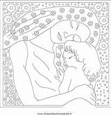 Klimt Disegnidacoloraregratis Misti Bambino Gustav Pagine Opere Bellissimi Famosi Insegnando Quadri Artistica Educazione sketch template