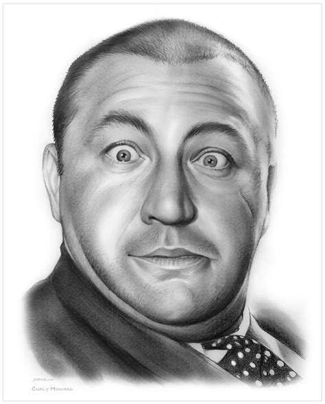 sketch   day curly howard
