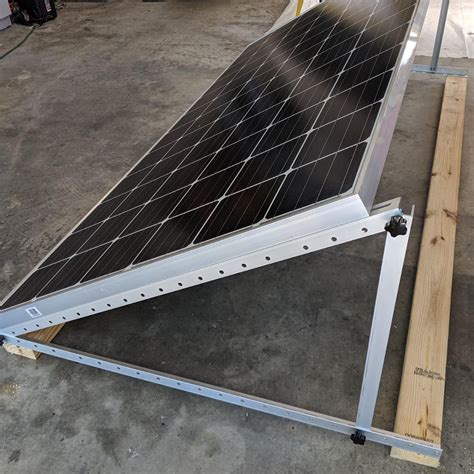 eco solar panel tilt mount brackets rv flat surface mounting set adjustable  ebay