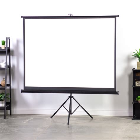 vivo  portable projector screen  projection pull  foldable stand tripod  ebay