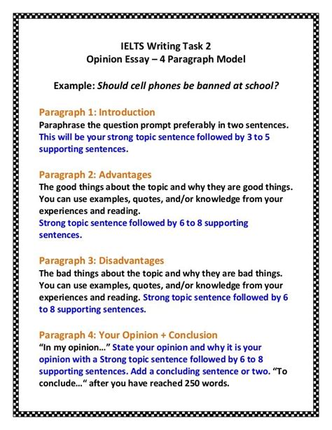 supported opinion paragraph