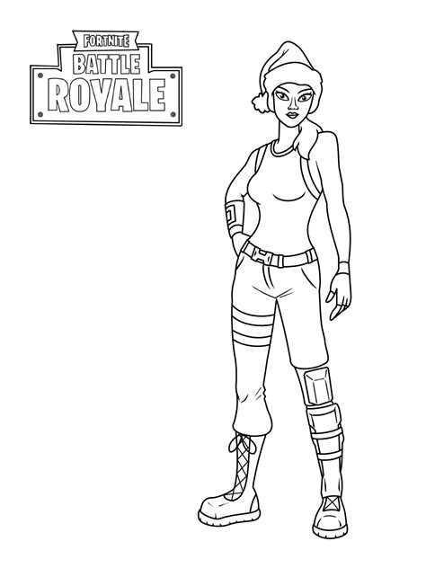 nog ops  fortnite wears  christmas hat coloring page