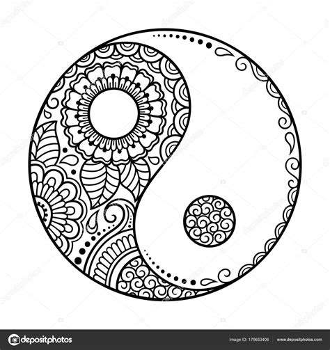 creative yin  coloring pages hand painted stones symbols landscape