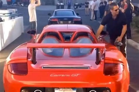paul walker was in porsche because a valet could not park it daily star