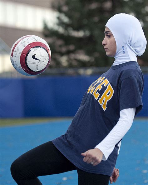 montreal designer creates sleek sports hijab  star