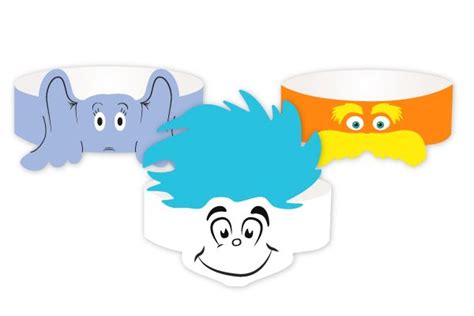 printable dr seuss hats  kids seuss crafts dr seuss crafts