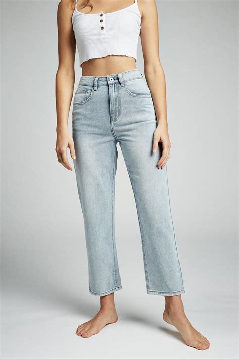 straight leg jean brooklyn blue cotton on jeans