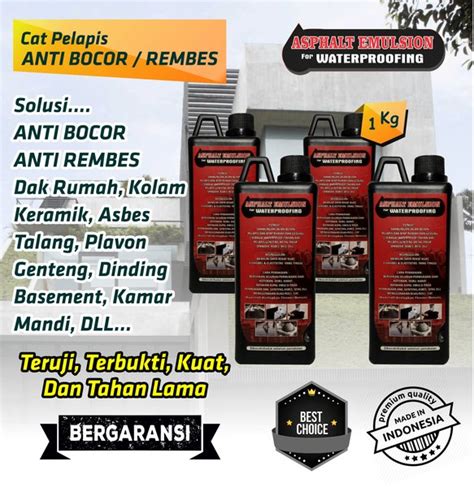 jual asphalt emulsion waterproofing cat pelapis anti bocor  kg