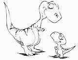 Coloring Dinosaur Pages Kids Dinosaurs Baby Popular sketch template