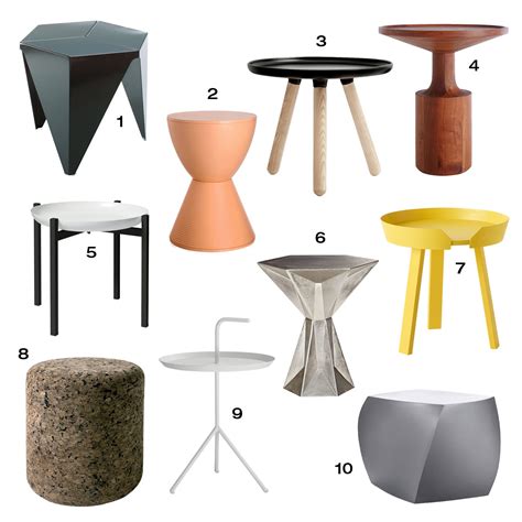 roundup  modern side tables