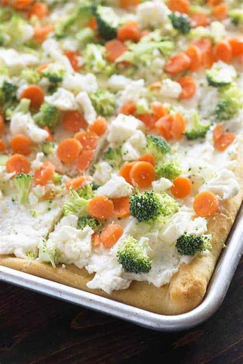 cold veggie pizza  perfect snack