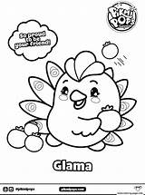 Pikmi Coloring Pops Pages Pop Glama Print Sheet Printable Colouring Color Fun Getcolorings Kids sketch template