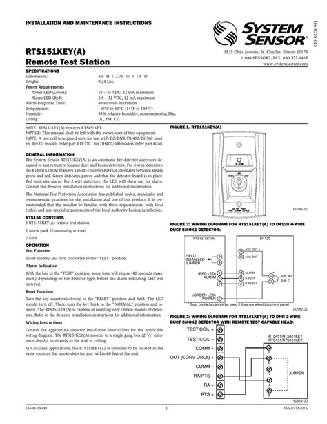 system sensor  wiring diagram   manometer  test duct smoke detectors fire alarms