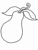 Fruit Coloring Vegetables Pages Fruits Pear Cliparts Outline Animated Spiritual Person Clip Vegetable Easily Print Favorites Add Gifs sketch template