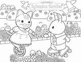 Sylvanian Coloring Pages Calico Critters Families Easter Cottage Celebrate Printable Hellokids Color Family Print Preschooler Getcolorings Odwiedź Paints Rudolph Reindeer sketch template