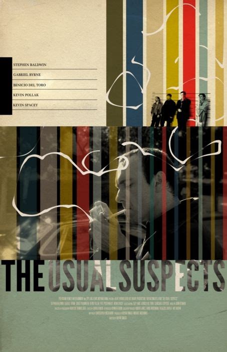 the usual suspects 1995 dir bryan singer alternative movie posters movie posters