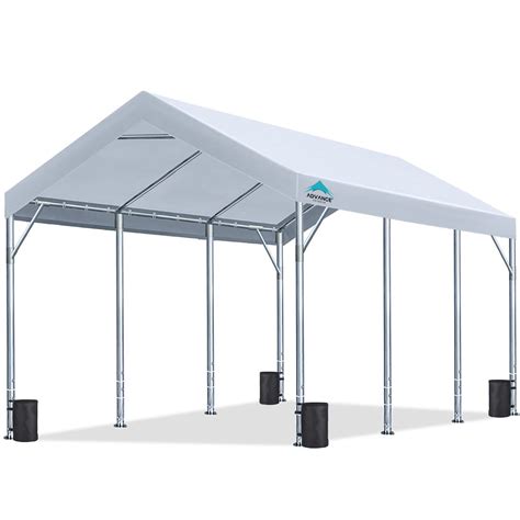buy advance outdoor  ft heavy duty carport car canopy garage boat shelter party tent