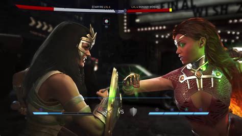 Injustice 2 Starfire Vs Wonder Woman Youtube