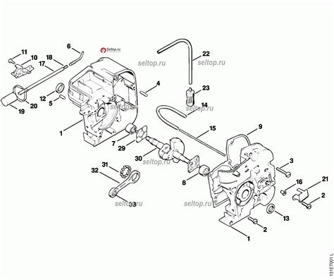 stihl  chainsaw parts diagram