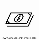 Dinheiro Dinero Monedas Página Ultracoloringpages sketch template