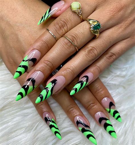 green nail designs   beautiful dawn designs