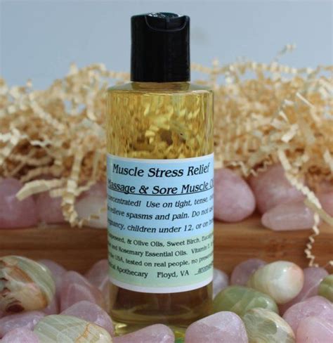 Muscle And Stress Relief Massage Oil A Professional Strength
