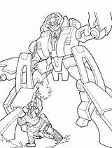 Transformers Transformer Battre Shockwave sketch template