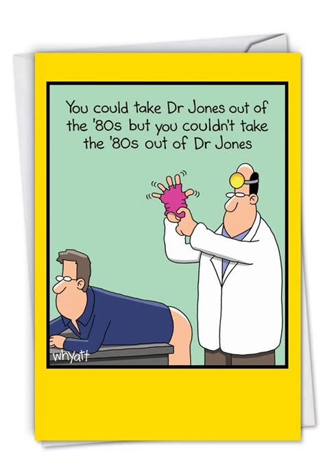 Dr Jones Cartoons Birthday Card Tim Whyatt