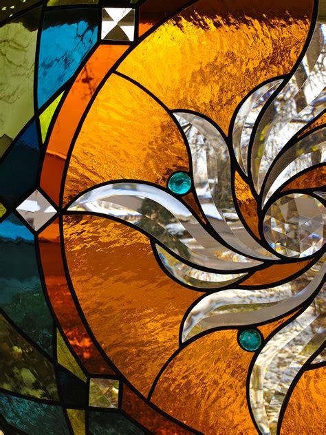 stained glass panelbeveled glass spiral delphi artist gallery