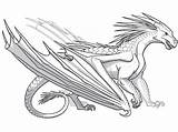 Wings Dragon Fire Coloring Pages Seawing Drawing Ice Icewing Dragons Breathing Drawings Printable Colouring Color Sketch Snowflake Queen Getdrawings Getcolorings sketch template