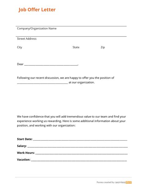 sample  offer letter  employment dissertationexperteninterviewx