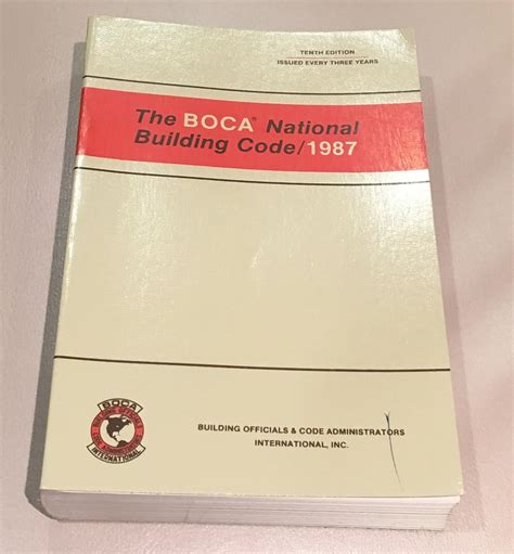 the boca national building code 1987 9789999341028 books amazon ca