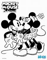 Coloring Mickey Minnie Pages Mouse Popular sketch template