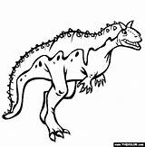 Coloring Pages Carnotaurus Dinosaur Dino Kids Dinosaurs Print Color Printable Pdf Thecolor Drawing Clipart Baby Toddler Unique Pachycephalosaurus Carnivorous Popular sketch template