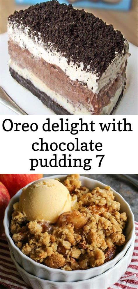 Oreo Delight With Chocolate Pudding