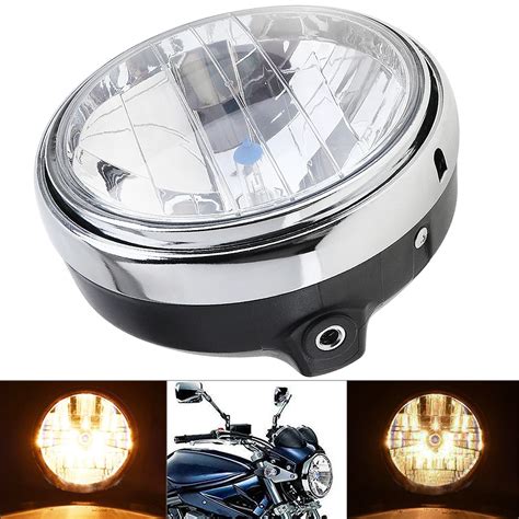 universal motorcycle headlight clear lens beam motorcycle